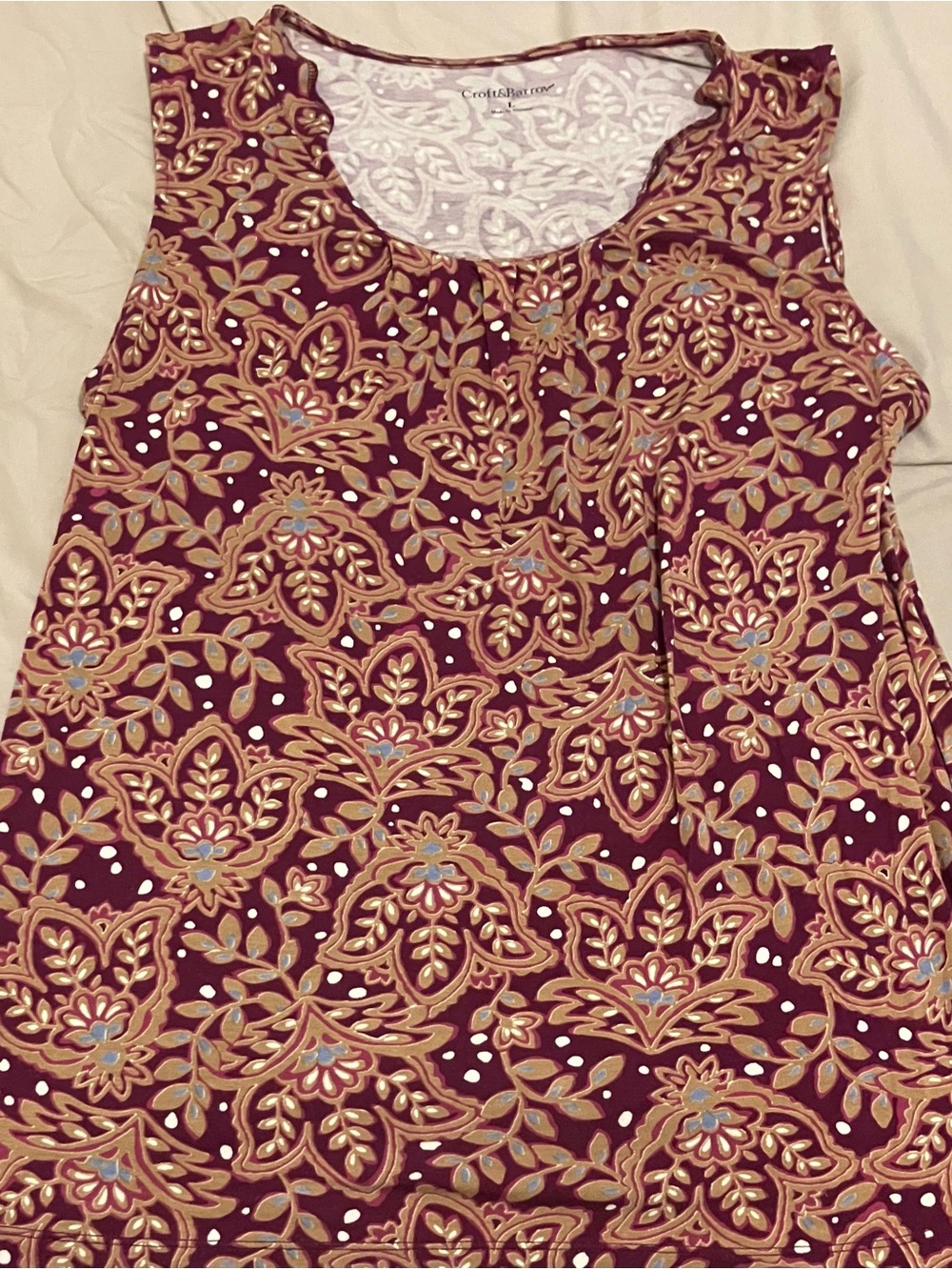 Croft & Barrow Women's Sleeveless Floral Tank!Accepting Offers/Bundle Deals!